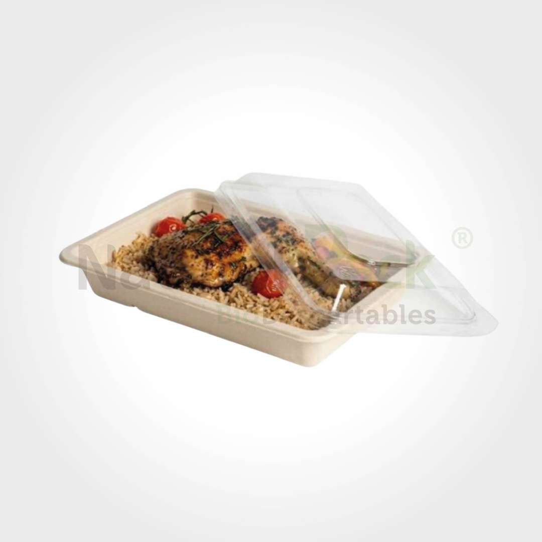 Bandeja Bio Grande c/ tapa cristal - BC